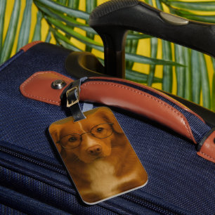 Étiquette À Bagage Photo personnalisée