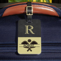 Pickball Guy Personnalisé Monogramme Nom initial