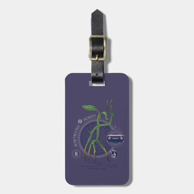 Étiquette À Bagage PICKETT™ Le graphique BOWTRUCKLE™ (Devant Vertical)