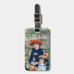 Étiquette À Bagage Pierre-Auguste Renoir - Deux soeurs sur la terrass