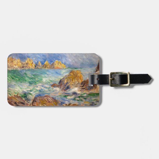 Étiquette À Bagage Pierre-Auguste Renoir - Marine, Guernesey (Devant horizontal)