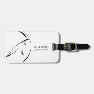 Étiquette À Bagage Pilates instructeur Pilates Pose Pilates