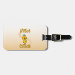 Étiquette À Bagage Pilote Chick.png