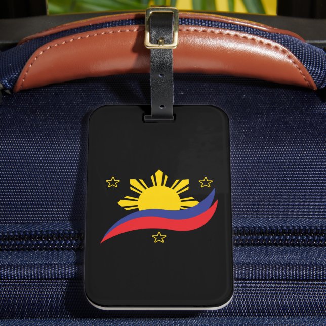 Étiquette À Bagage Pinoy Flag (Insitu Rectoal 2)