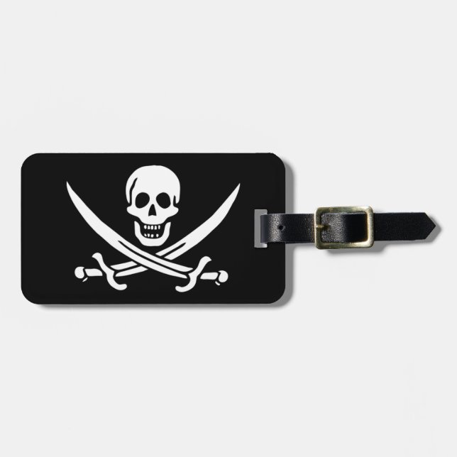 Étiquette À Bagage Pirate (Devant horizontal)