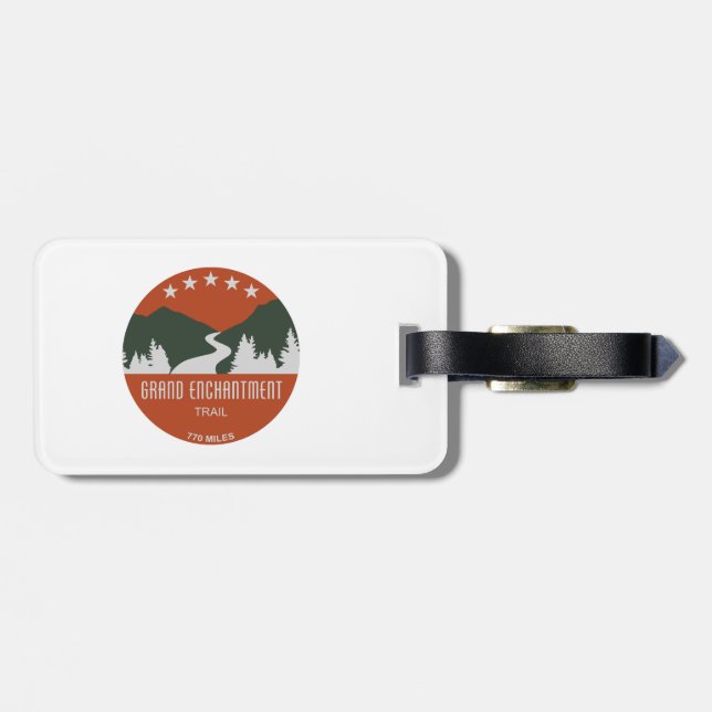 Étiquette À Bagage Piste Grand Enchantment (Dos horizontal)