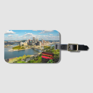 Étiquette À Bagage Pittsburgh Pennsylvania Duquesne Incline 