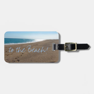 Étiquette À Bagage Plage avec devis