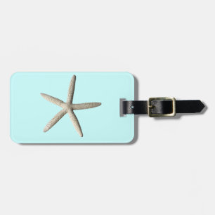 Étiquette À Bagage Plage d'étoiles de mer