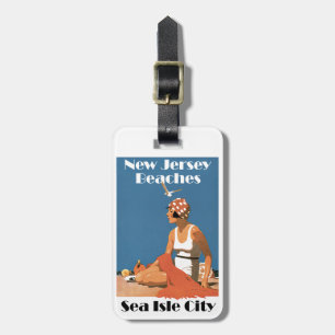 Étiquette À Bagage Plages du New Jersey ~ Sea Isle City