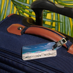 Étiquette À Bagage Plages tropicales   Plage tropicale Anguilla