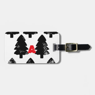 Étiquette À Bagage Plantez un modèle d'arbre