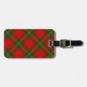 Étiquette À Bagage Plaque vert rouge de tartan MacGregor