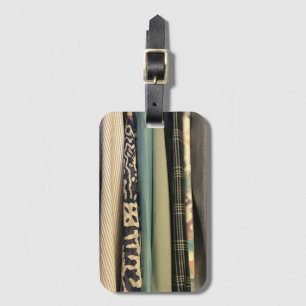 Étiquette À Bagage Plaque verte sur imprimés