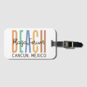 Étiquette À Bagage Playa Forum Cancun Mexique (Sables)