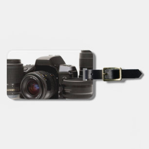 Étiquette À Bagage plein ensemble de photographie