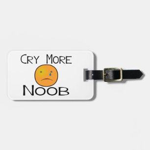 Étiquette À Bagage Pleurent plus de Noob