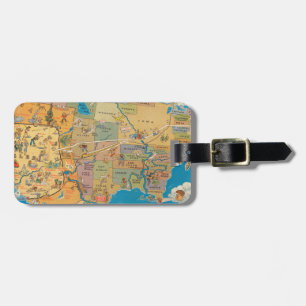 Étiquette À Bagage "Plus grand ! "Los Angeles et les Etats-Unis