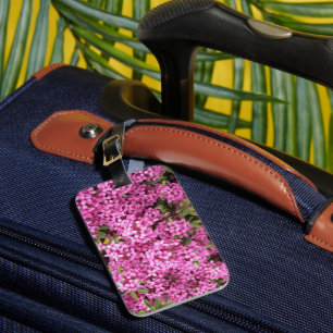 Étiquette À Bagage Plutôt rose Daphné Floral