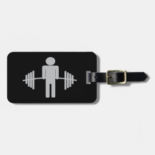 Étiquette À Bagage Poids Barbell Workout Fitness Cool