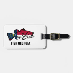 Étiquette À Bagage Poisson Géorgie