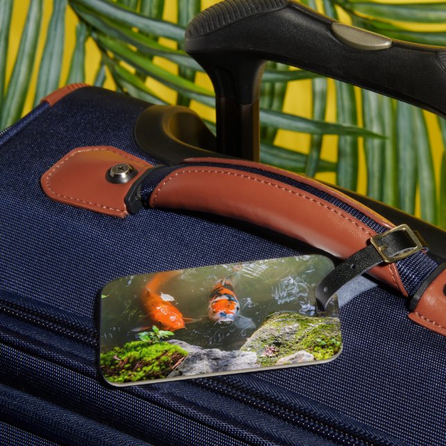 Étiquette À Bagage Poisson Koi dans un étang (Insitu Rectoal 3)