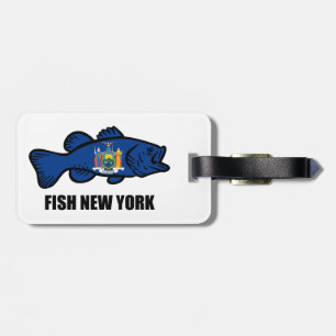 Étiquette À Bagage Poisson New York Bass