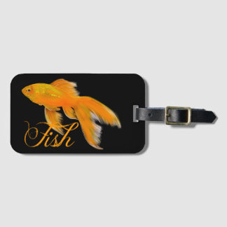 Étiquette À Bagage Poisson rouge
