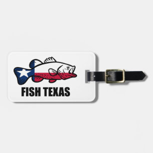 Étiquette À Bagage Poisson Texas