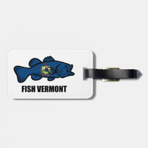 Étiquette À Bagage Poissons du Vermont