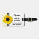 Polka de tournesol En vichy jaune noir blanc
