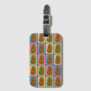 Étiquette À Bagage Pomme de terre style pop art
