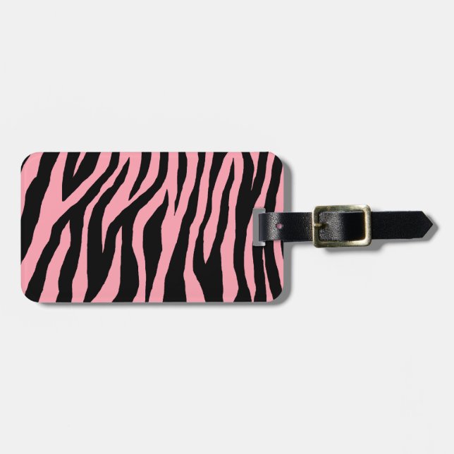 Étiquette À Bagage Pop Zebra (Devant horizontal)