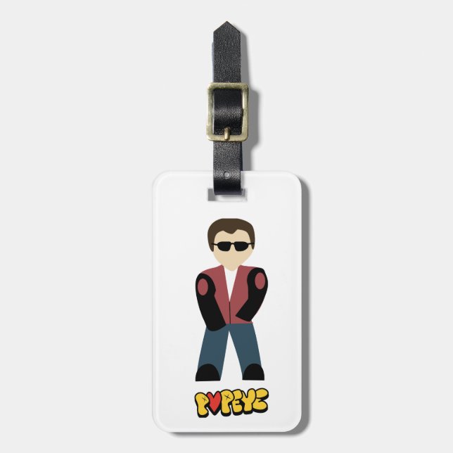 Étiquette À Bagage Popeye (Devant Vertical)