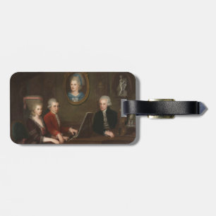 Étiquette À Bagage Portrait de famille de Mozart