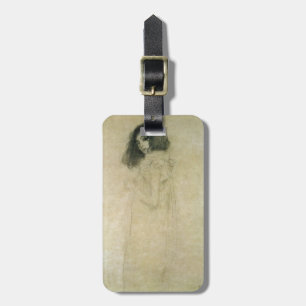 Étiquette À Bagage Portrait d'une jeune femme, 1896-97