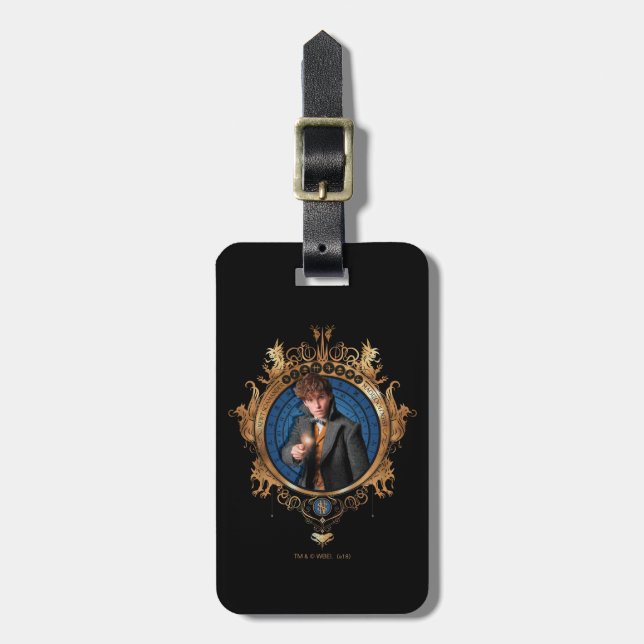 Étiquette À Bagage Portrait NEWT SCAMANDER™ (Devant Vertical)