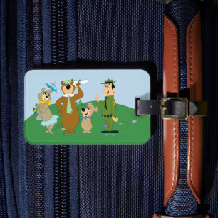 Étiquette À Bagage Pose classique Yogi Bear and Friends