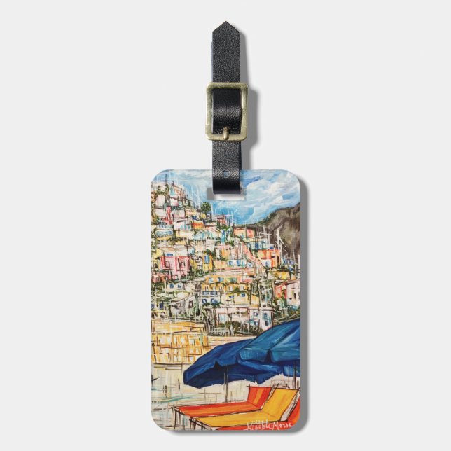 Étiquette À Bagage Positano (Devant Vertical)