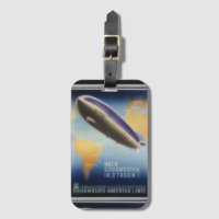 poster de voyage vintage Graf Zeppelin