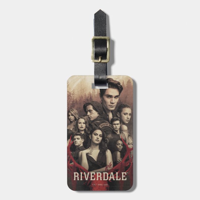 Étiquette À Bagage Poster du crâne de cerfs de Riverdale (Devant Vertical)