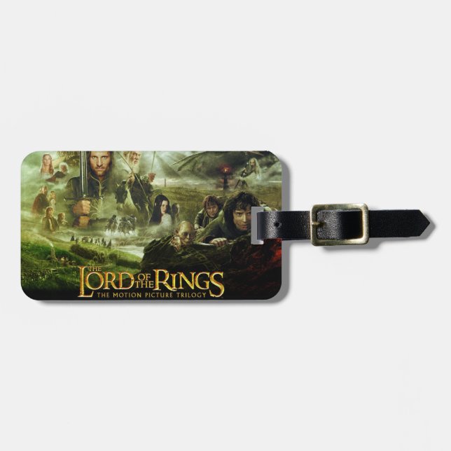 Étiquette À Bagage Poster du film Lord of the Rings (Devant horizontal)