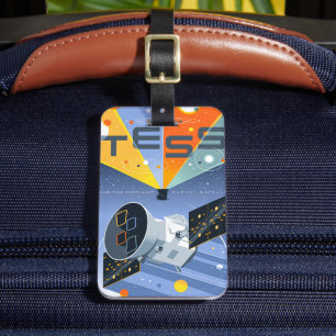 Étiquette À Bagage Poster du télescope spatial Tess.