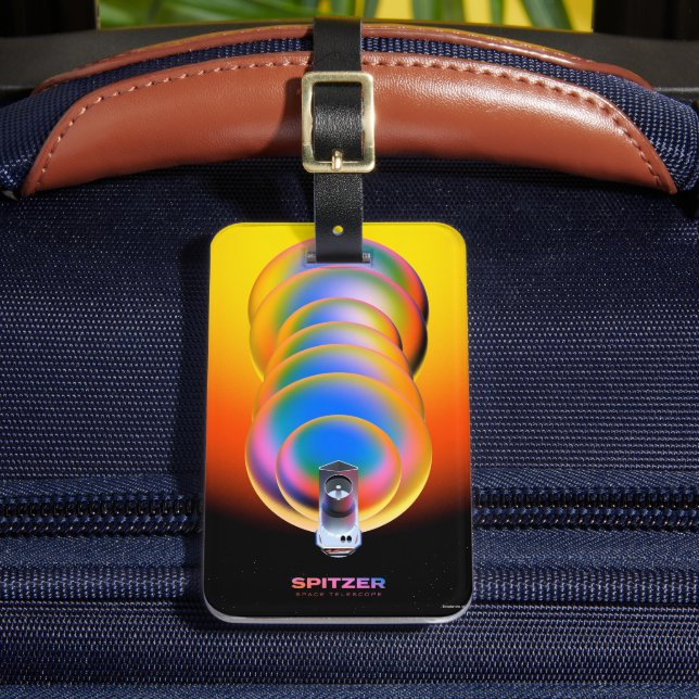 Étiquette À Bagage Poster du télescope Spitzer. (Insitu Rectoal 2)