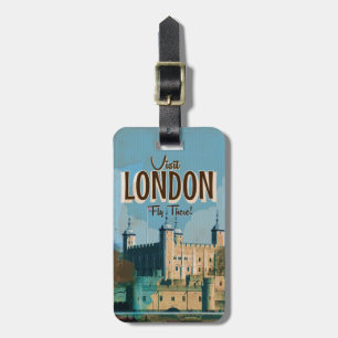 Étiquette À Bagage Poster vintage Londres Travel