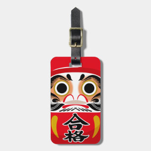 Étiquette À Bagage Poupée de Daruma