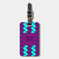 Pourpre de monogramme et arête de hareng d'Aqua