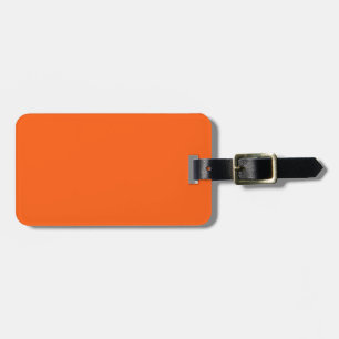 Étiquette À Bagage Préparez-vous à voyager en style avec cette orange