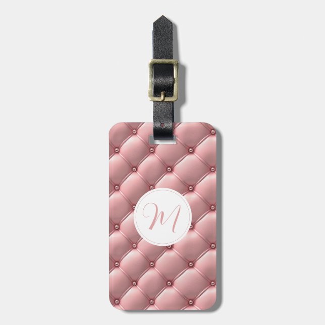 Étiquette À Bagage Pretty Pastel Quilt Luggage Tags (Devant Vertical)