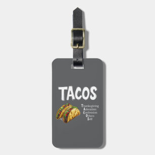 Étiquette À Bagage Prière TACOS